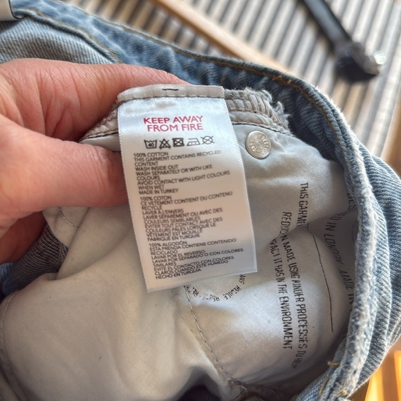 BDG High Rise Light Blue Women's mom Jeans 26 - Picture 7 of 7